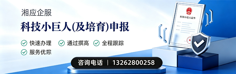 鄂尔多斯科技小巨人及培育企业申报服务
