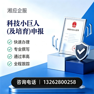 鄂尔多斯科技小巨人及培育企业申报服务